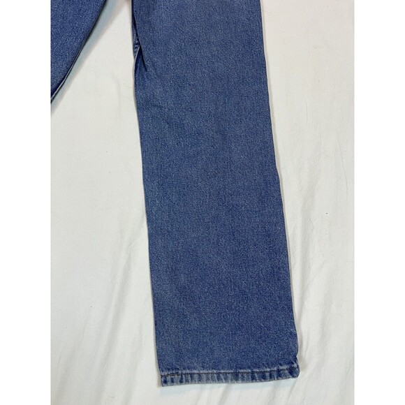 WRANGLER Straight Leg Jeans Blue Adjustable Waist Medium Wash | Boys Size 14 - Picture 14 of 16